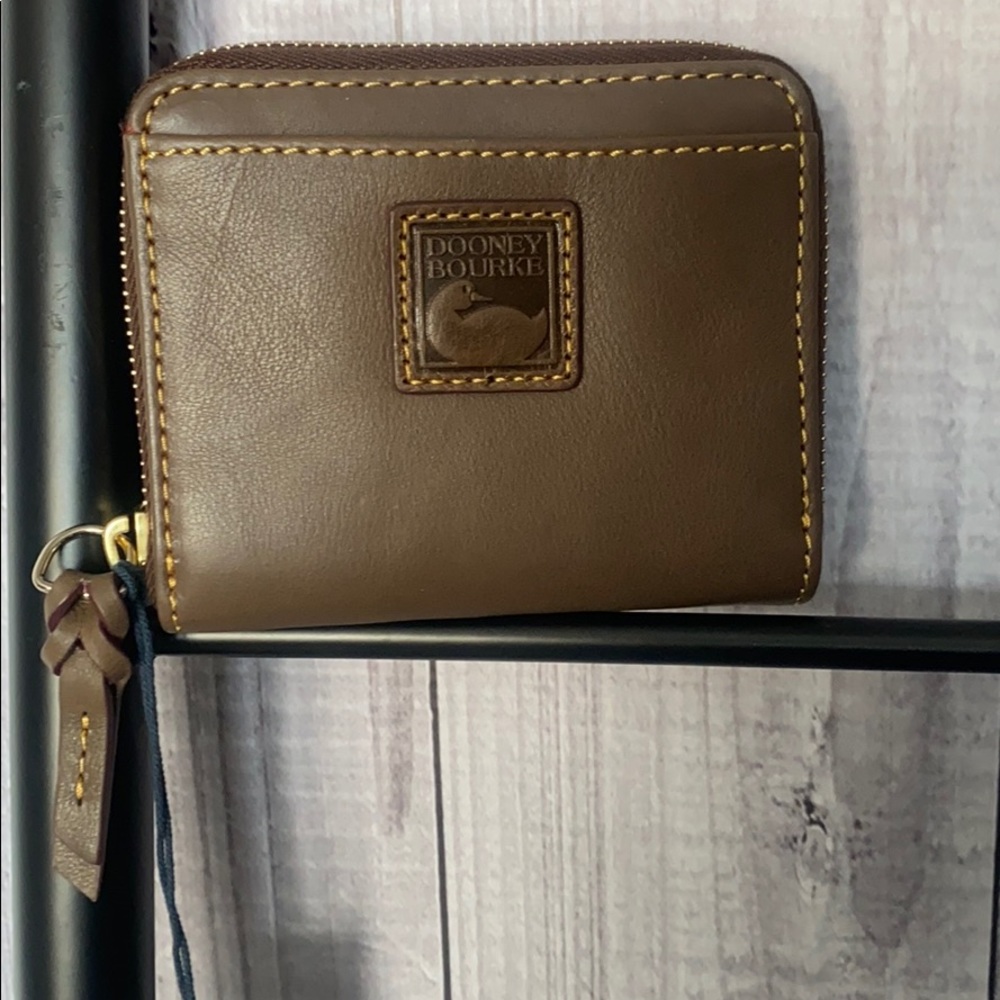 Dooney & Bourke Brown Leather Wallet